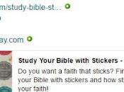 "Study Bible Using Stickers!"