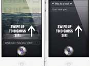 Dismiss Siri Swiping