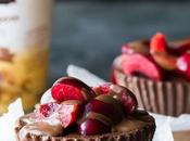 Cherry Chocolate Truffle Frozen Cupcakes