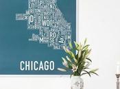 Chicago Maps Need Hang Your Wall Right