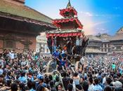 Bisket Jatra Annual Celebration Most Important Deities Town Bhaktapur