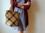 Look Day: Striped Linen Dress Rust Cardigan