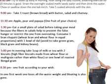 Lose Weight Weeks- Diet Chart Loss