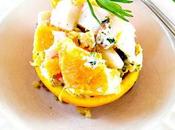 Ingredient Seafood Salad with Oranges, Goat Cheese, Walnuts, Tarragon
