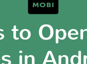 Ways Open .Mobi Files Android