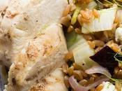 Mediterranean Farro Chicken Lunch Bowl Recipe
