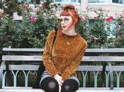 Gold Mustard Velvet Chenille Knit