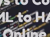 Ways Convert HTML HAML Online