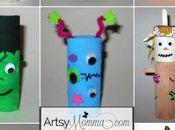 Halloween Crafts with Paper Rolls