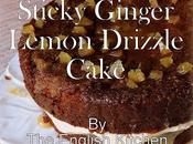 Sticky Ginger Lemon Drizzle Cake