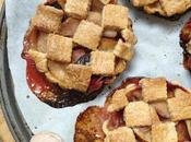 Caramel Apple Plum Pies with Sugar Cookie Crust