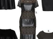 Fridays Favourite Five Leather Black Dress