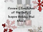 Defy Inspire Holiday Nail Polish Mini's Review Swatches