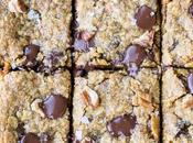 Pumpkin Oatmeal Scotchie Bars with Chocolate Chips Pecans