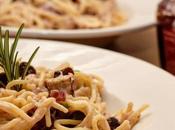 Recipe Festive Creamy Pasta with Cranberries Sprouts