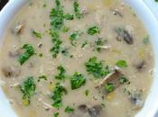 Slender Leek Potato Chowder with Savory Mushrooms