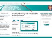 Branding Marketing Adds Jobs Board Positions