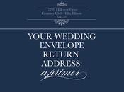 Your Wedding Envelope Return Address: Primer