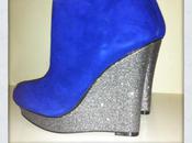 Blue Sparkly Booties