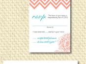 Invitation Spotlight: Marriage Chevron Florals