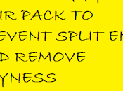 Hair Pack Prevent Split Ends