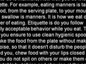 Etiquette Manners Daily Life Tips with List Examples