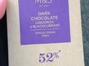 M&amp;S Liquorice Blackcurrant Dark Chocolate