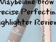 Maybelline Brow Precise Perfecting Highlighter Review, Swatches, Demo