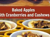 Sweet Tender Baked Apples with Cranberries Cashews