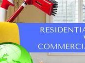 Difference Between Residential Commercial Cleaning