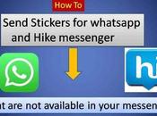 Send Attractive Stickers Whatsapp Hike Messenger Surprise Your Friends