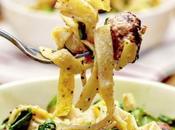 Recipe|| Creamy Garlic Sausage Spinach Pasta