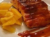 Seared Salmon Vinegar Mango Salad Recipe