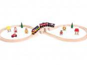 Review:{Big Jigs Wooden Rail Figure Train Set}