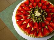 Strawberry Pistachio Tart