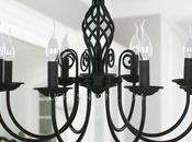 Glamorous Wrought Iron Chandeliers, Snazzy Home
