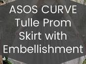 ASOS CURVE Tulle Prom Skirt with Embellishment