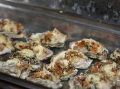 Conecuh Sausage Topped Oysters Rockefeller