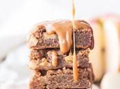 Apple Blondies with Caramel Glaze (Gluten Free, Paleo Vegan)
