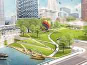 Design Firm Reimagines Chicago Riverwalk Lively Natural Habitat
