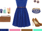 Broderie Royal Blue Camel…