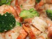 Scampi with Broccoli