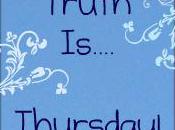 Truth Thursday--Zzzzz