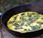 Spinach, Onion Goat Cheese Frittata