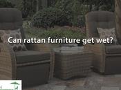 Rattan Garden Furniture Wet?