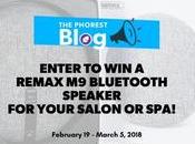 Enter Remax Bluetooth Speaker Your Salon Spa!