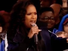 Jennifer Hudson Performs ‘The Times They Changing’ Rally