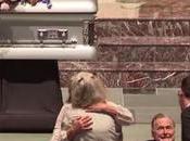 George H.W. Bush Barbara Side Greeted Mourners