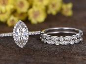 Best Select Classic-fashioned Gemstone Diamond Engagement Ring