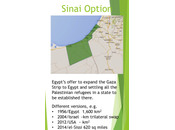 “New” Idea: Connecting Gaza Northern Sinai